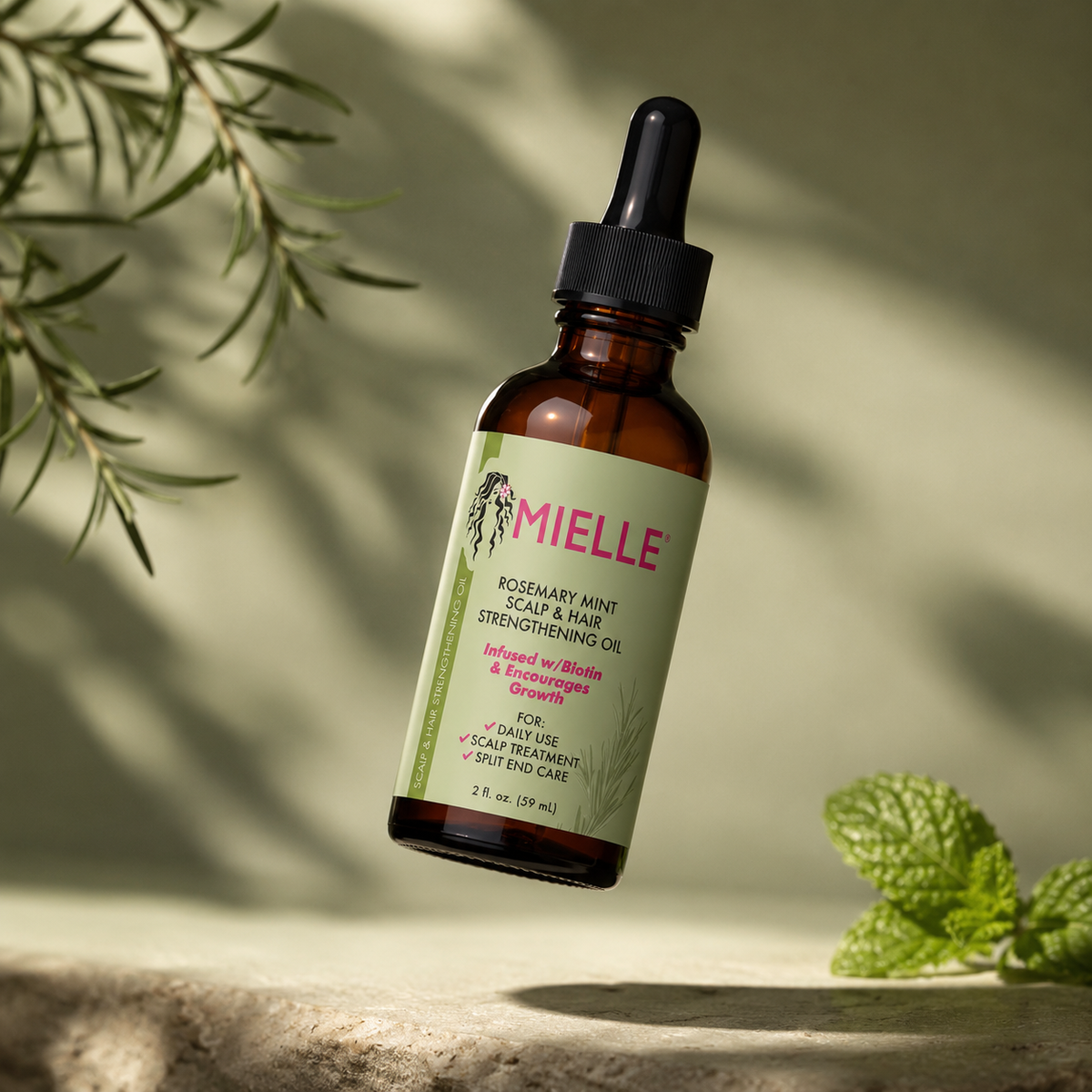 2 Aceite Capilar Mielle Para un cabello fuerte y sano